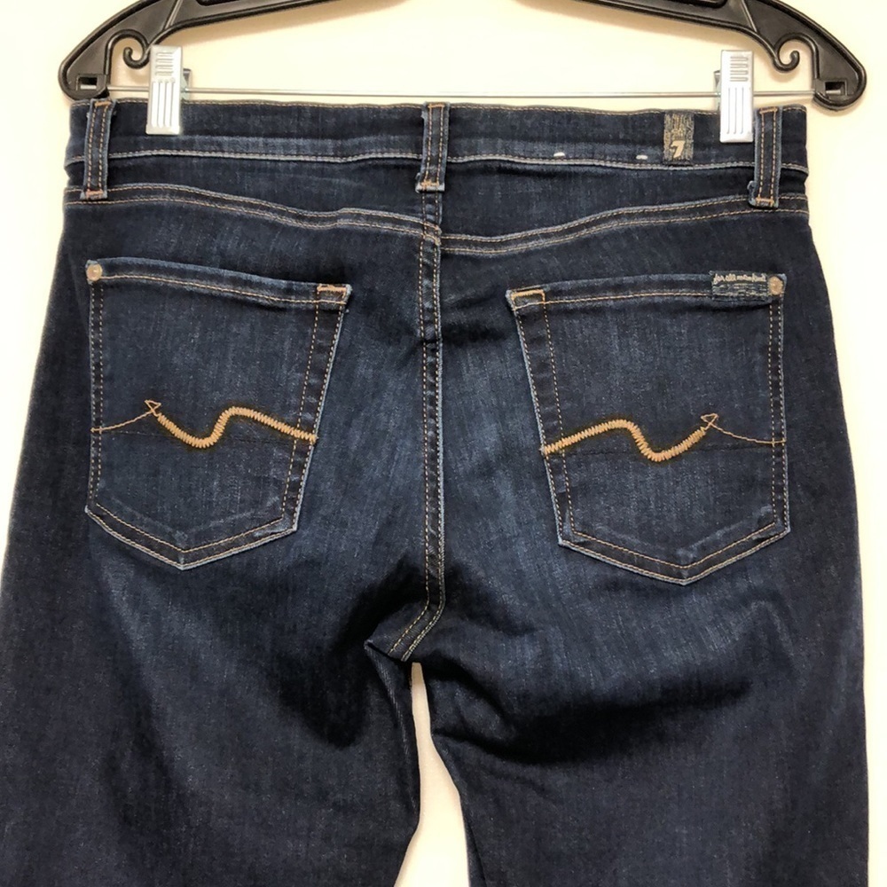 7 For All Mankind Charleston Ankle Splice Jeans - Picture 6 of 13